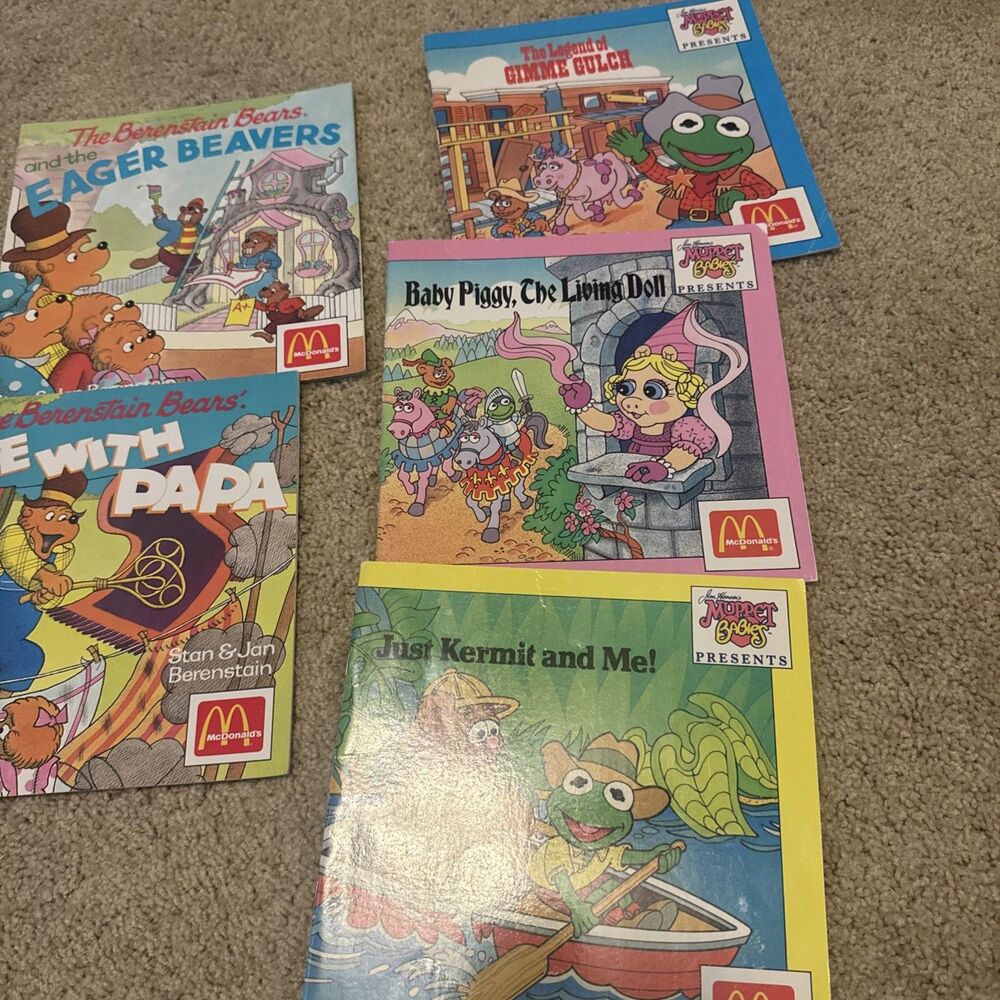 McDonalds Muppet Babies (3) And The Berenstain Bears (2)